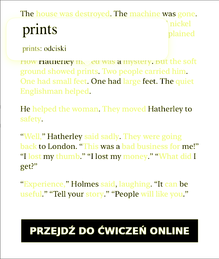 E-book showing tap-for-definition feature